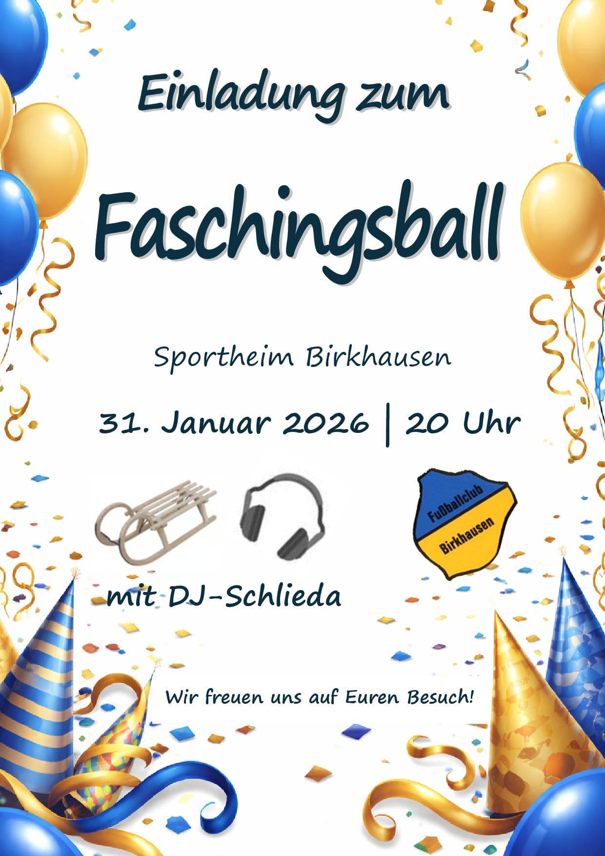 Flyer Faschingsball